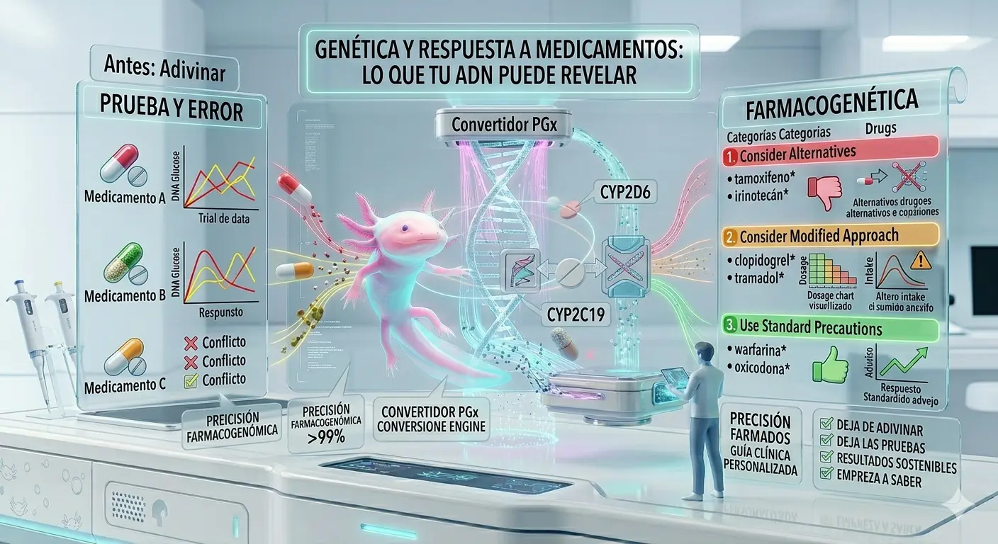Genética y respuesta a medicamentos: lo que tu ADN puede revelar