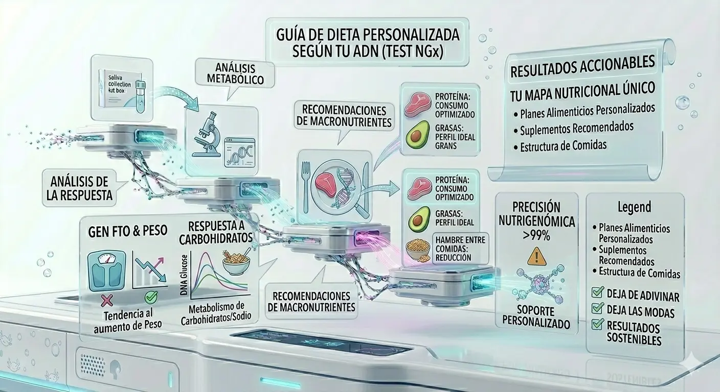 Prueba genética para saber qué dieta me conviene